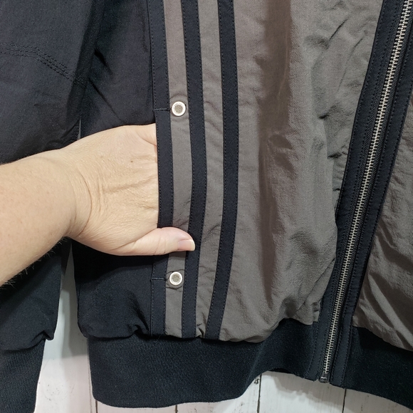 Choko Canada Chevrolet Black Gray Lined Jacket Med - Picture 7 of 9